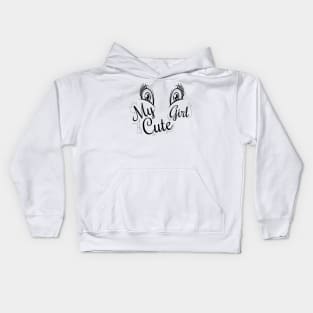 My cute girl Kids Hoodie